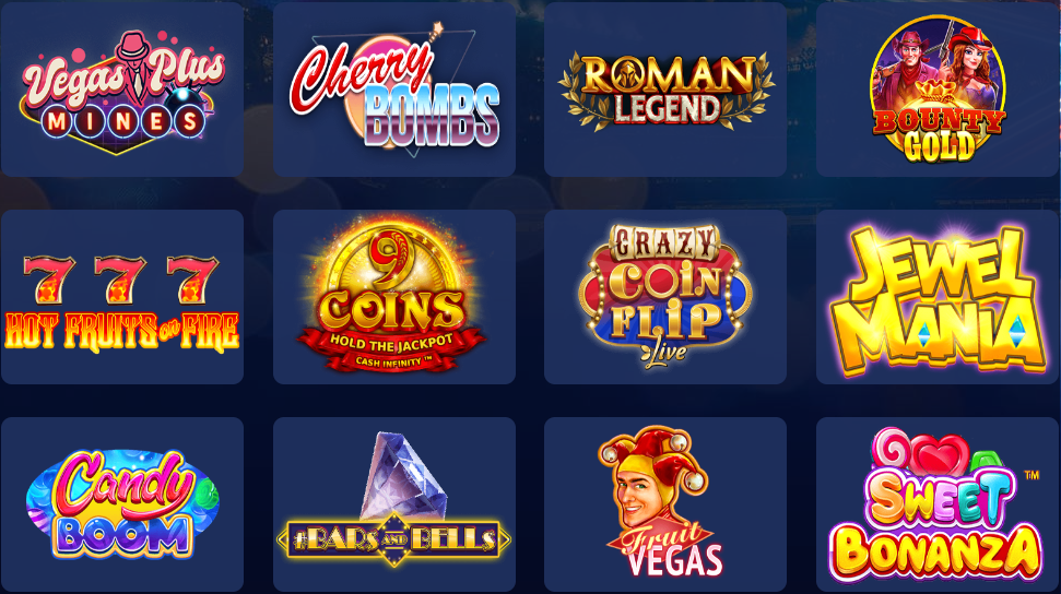 I migliori giochi del casinò Vegasplus